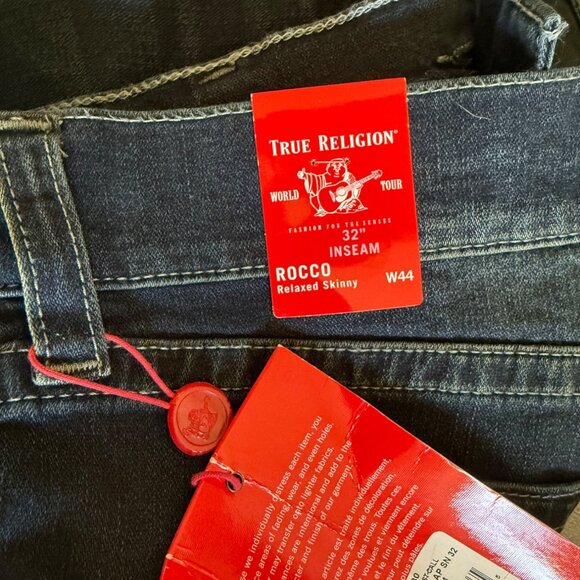 True Religion Rocco Relaxed Skinny Men’s Jeans, GGJD Last Call, Size 44, NWT - Picture 3 of 7